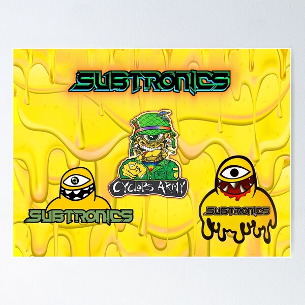 Artikel-Vorschau von Fan-Art zur Flagge des Subtronics-Festivals, designt und verkauft von FestDrip.