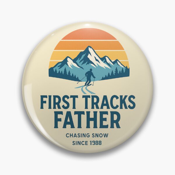 Item preview, First Tracks Father: The Ultimate Ski Dad Father’s Day  designed and sold by Rajasekar.