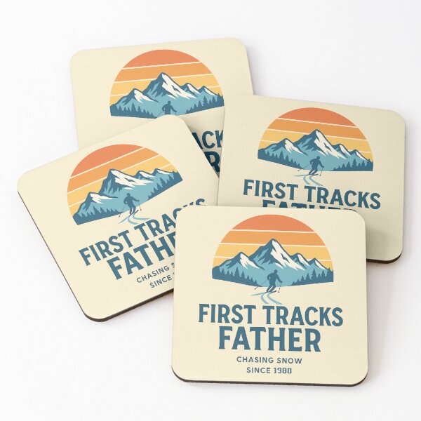 Item preview, First Tracks Father: The Ultimate Ski Dad Father’s Day  designed and sold by Rajasekar.