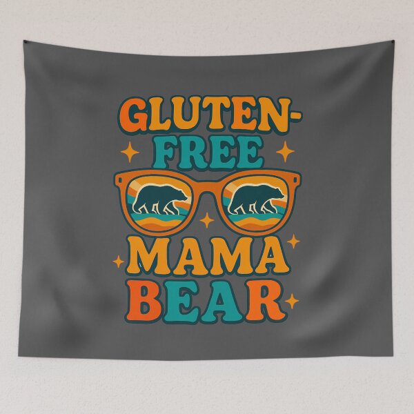 Item preview, Gluten-Free Mom Quote – Mama Bear Design designed and sold by tinytwist.