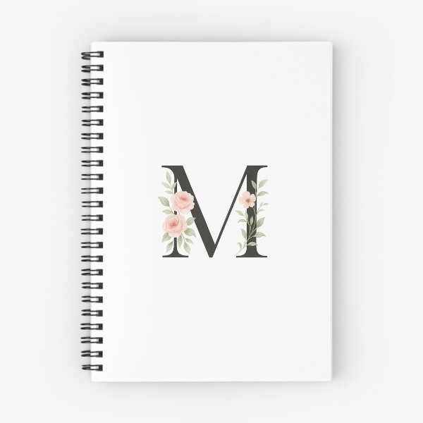 Item preview, M is for Magnifique – Elegant Floral Monogram designed and sold by Daniel-DL.
