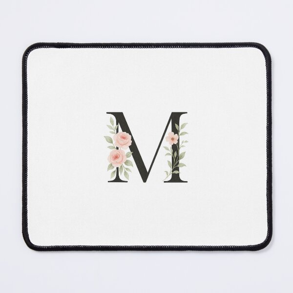 Item preview, M is for Magnifique – Elegant Floral Monogram designed and sold by Daniel-DL.