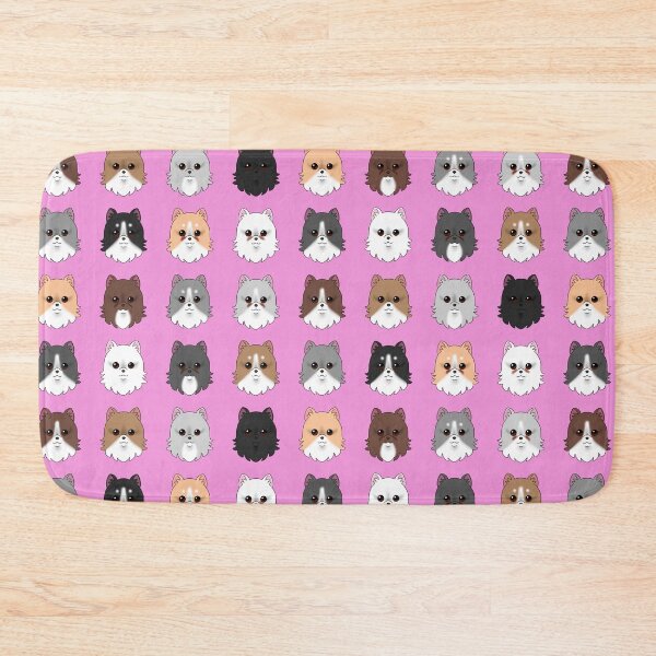 Item preview, Pomeranian Dog Pattern Pink Background designed and sold by OliRoseArt.