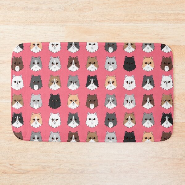 Item preview, Pomeranian Dog Pattern Red Background designed and sold by OliRoseArt.