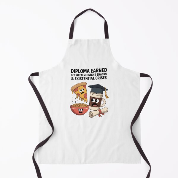 Item preview, Diploma Earned Between Midnight Snacks & Existential Crisis – Funny Graduation Gift designed and sold by ThatBBStore.