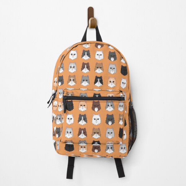 Item preview, Pomeranian Dog Pattern Orange Background designed and sold by OliRoseArt.