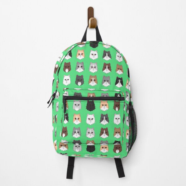 Item preview, Pomeranian Dog Pattern Green Background designed and sold by OliRoseArt.