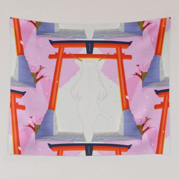 Item preview, Mystical Japanese Fox Logo Anime Style designed and sold by YumeKitsune.