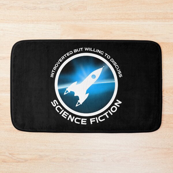 Item preview, Introverted But Willing To Discuss Science Fiction designed and sold by Cat Lady Designs.