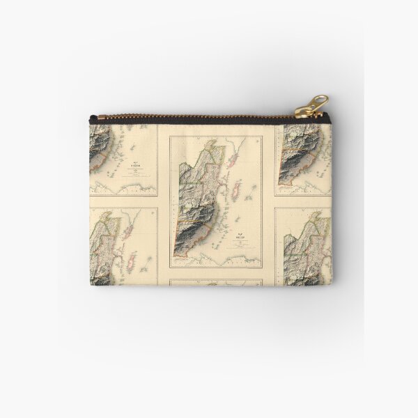 Item preview, 1912 Belize Shaded Relief 3D Map digitally-rendered designed and sold by ThinkAboutMaps.