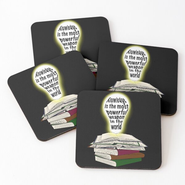 Item preview, Knowledge is the most powerful weapon in the world designed and sold by Kate Miller Illustrator.