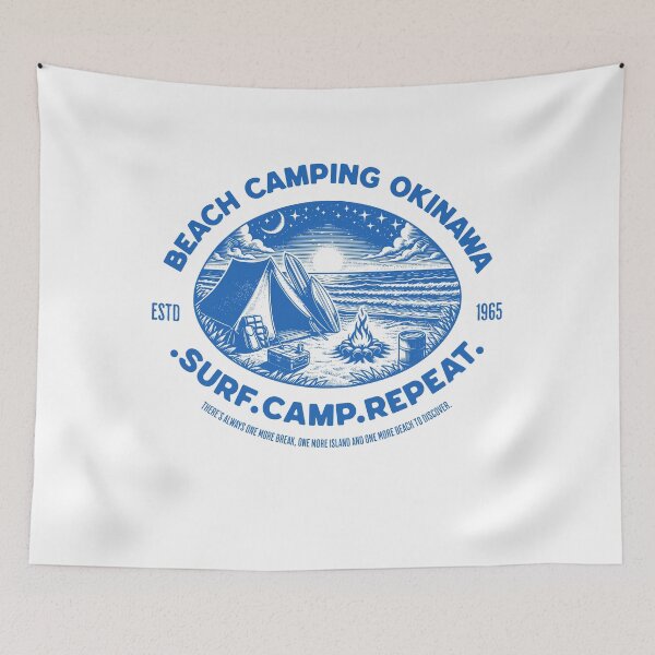 Item preview, Beach Camping Okinawa designed and sold by Okinawa by Design.