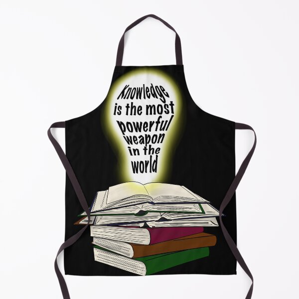 Item preview, Knowledge is the most powerful weapon in the world designed and sold by Kate Miller Illustrator.