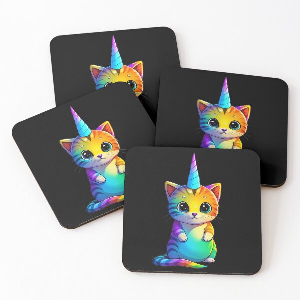 Item preview, Funny Caticorn T-Shirt – Cute Cat Unicorn Rainbow Gift for Girls, Kids & Women designed and sold by Har-vee.