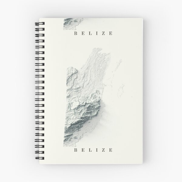 Item preview, Belize Shaded Relief 3D Map digitally-rendered designed and sold by ThinkAboutMaps.
