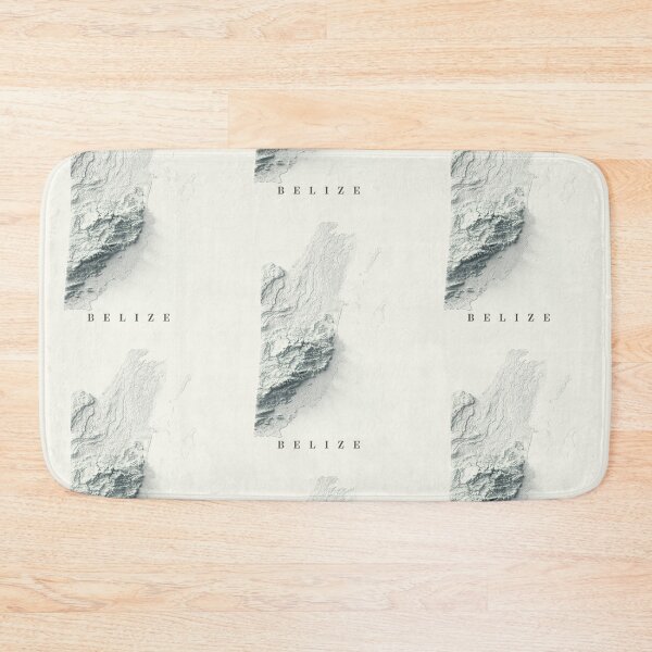 Item preview, Belize Shaded Relief 3D Map digitally-rendered designed and sold by ThinkAboutMaps.