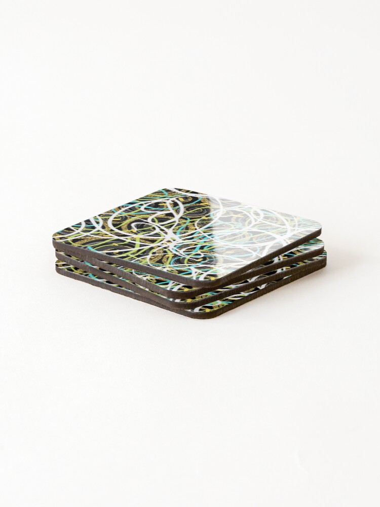 Thumbnail 4 of 5, Coasters (Set of 4), Abstract designed and sold by Huntermadison.