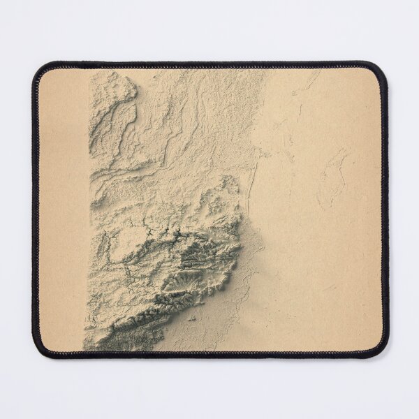 Item preview, Belize Shaded Relief 3D Map digitally-rendered designed and sold by ThinkAboutMaps.