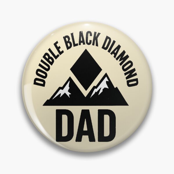 Item preview, Double Black Diamond Dad | Snow Skiing Lover | Father’s Day Gift  designed and sold by Rajasekar.