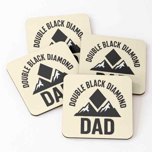 Item preview, Double Black Diamond Dad | Snow Skiing Lover | Father’s Day Gift  designed and sold by Rajasekar.