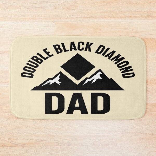 Item preview, Double Black Diamond Dad | Snow Skiing Lover | Father’s Day Gift  designed and sold by Rajasekar.