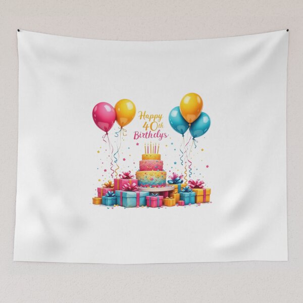 Item preview, Happy 40th Birthday designed and sold by purplesensation.