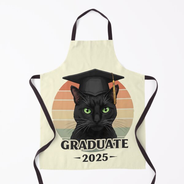 Item preview, Retro Cute Graduate Cat – Class of 2025 Crayon Style Design designed and sold by ChubbyGoong.