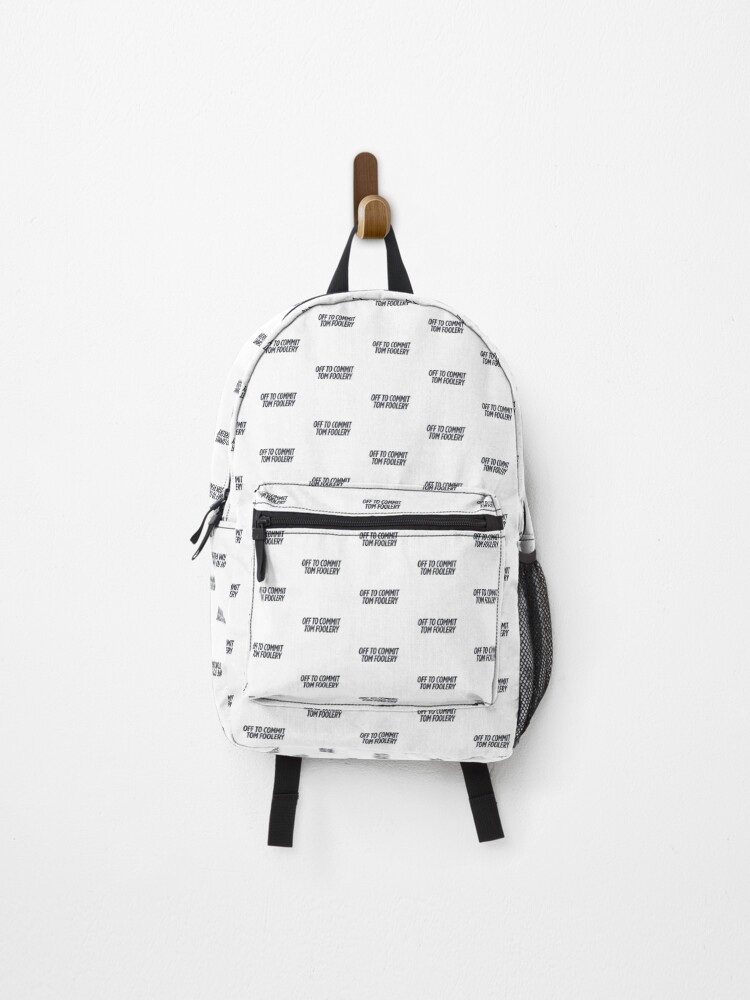 Thumbnail 1 of 3, Backpack, Off To Commit Tom Foolery designed and sold by CharmStudio.
