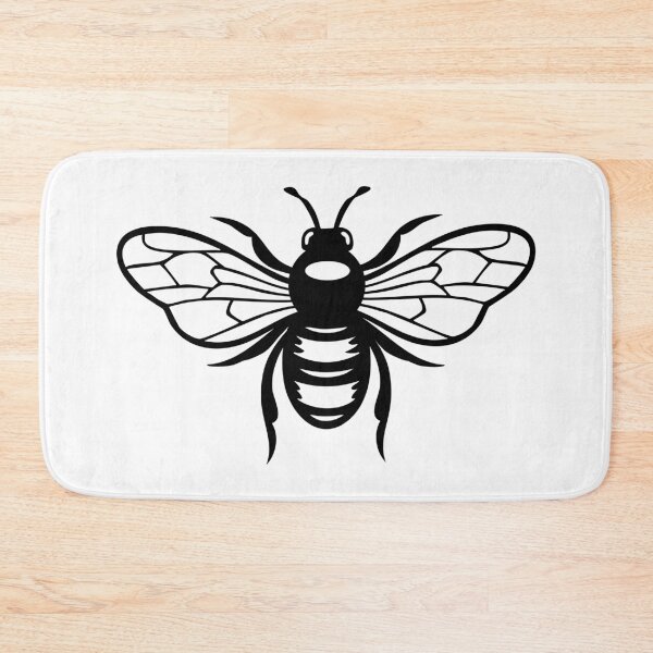 Item preview, Cute Honey Bee Silhouette designed and sold by MagnoliaLake.