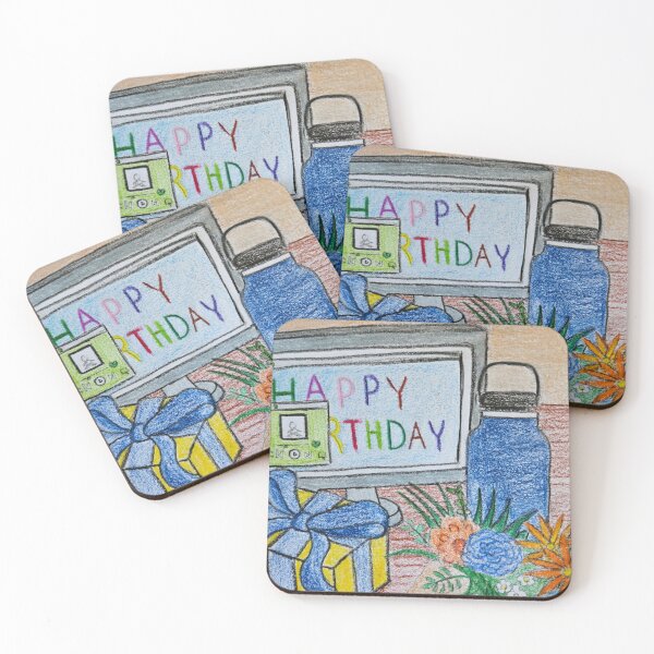Item preview, Happy Birthday Desktop designed and sold by cinemou-art.