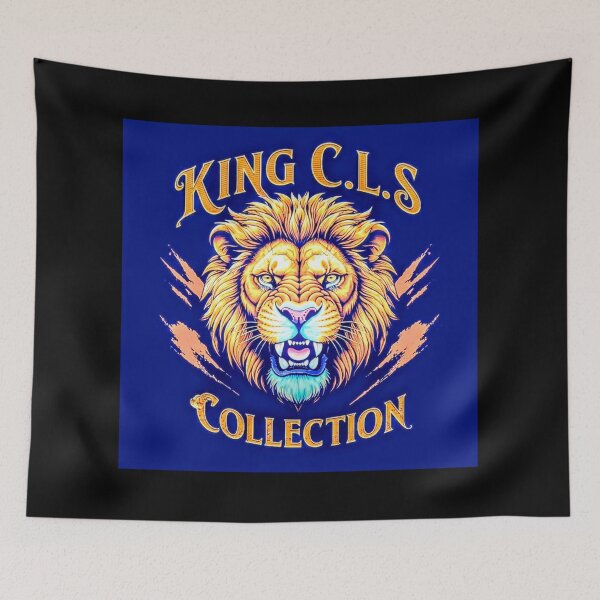 Item preview, King C.L.S Lion's Roar | Royal Blue | Orange | Yellow  designed and sold by Kingcls.