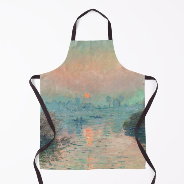 Item preview, Sunset on the Seine at Lavacourt, Winter Effect designed and sold by Craphe.