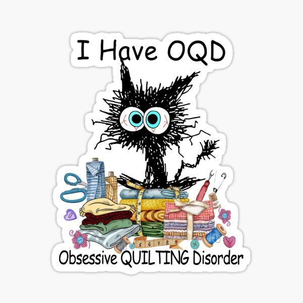 Aperçu de l'œuvre Je souffre de trouble obsessionnel du quilting (TOQ) créée et vendue par Smell  Cloud.