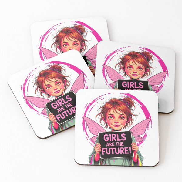 Item preview, "Girls Are The Future - Empowering Fairy Art" designed and sold by maiseygirls.