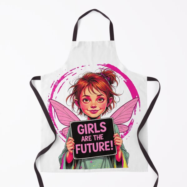 Item preview, "Girls Are The Future - Empowering Fairy Art" designed and sold by maiseygirls.