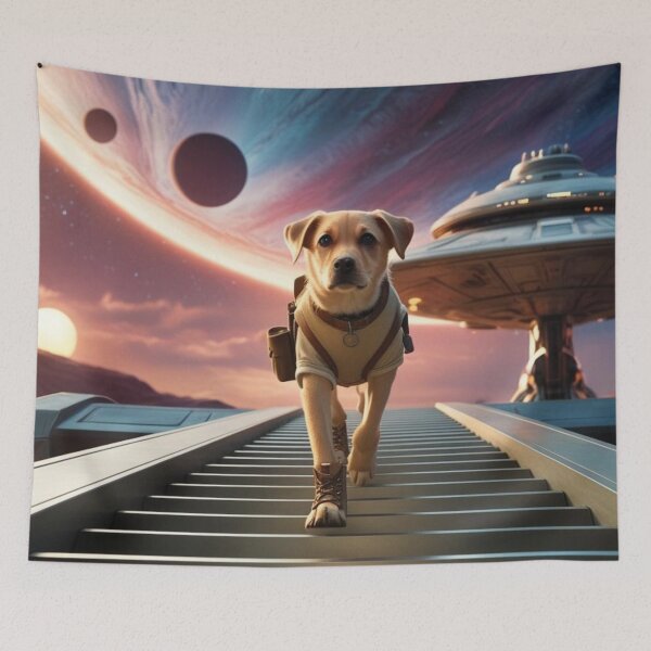 Item preview, Space Explorer Dog | Epic Galactic Design | Canine Adventure designed and sold by All Creative Designer.