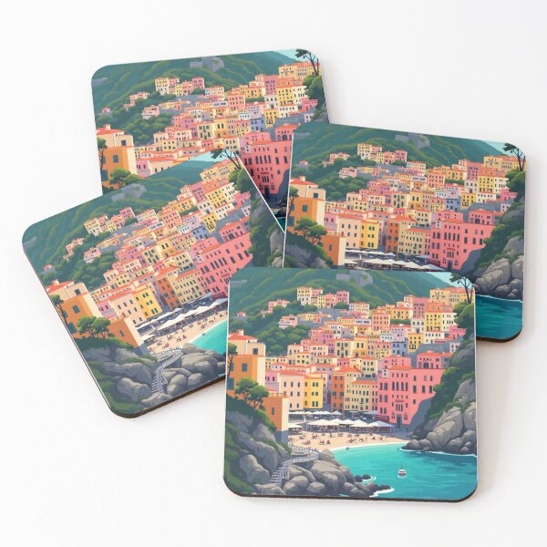 Item preview, Almafi Travel Poster, Perfect Gift for Travel Enthusiasts, Vintage Style Wall Art, Italy Wall art for home decor, Almafi print Poster designed and sold by Thegalleryshop1.