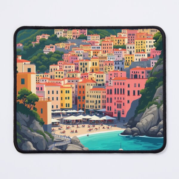 Item preview, Almafi Travel Poster, Perfect Gift for Travel Enthusiasts, Vintage Style Wall Art, Italy Wall art for home decor, Almafi print Poster designed and sold by Thegalleryshop1.
