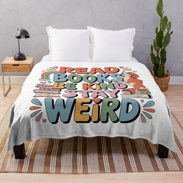 Item preview, Quirky Slogan, Read Books, Be Kind, Stay Weird designed and sold by graphic-genie.