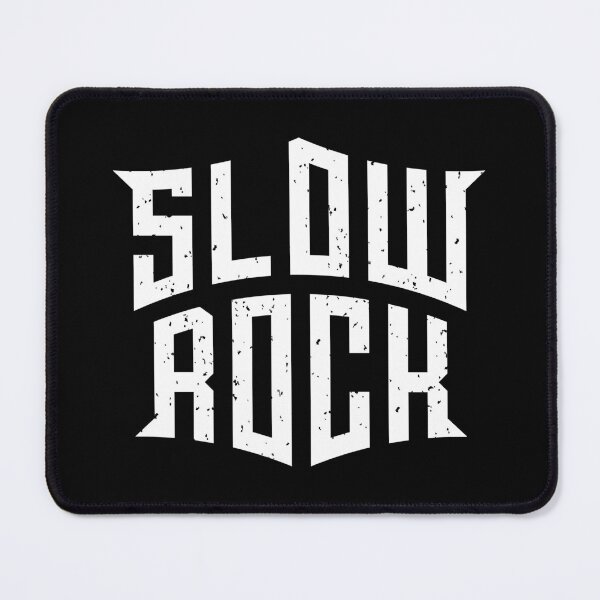 Item preview, Slow Rock Typography designed and sold by FLATVAC STICKER.