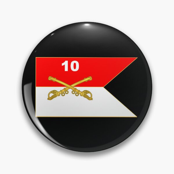 Item preview, 10th Cavalry Guidon - Buffalo Soldiers designed and sold by Military Insignia Products.