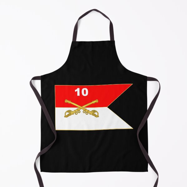 Item preview, 10th Cavalry Guidon - Buffalo Soldiers designed and sold by Military Insignia Products.