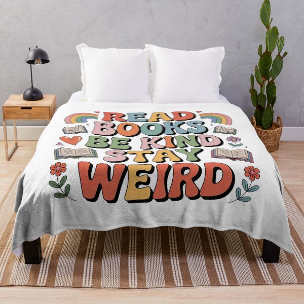 Item preview, Quirky Slogan, Read Books, Be Kind, Stay Weird designed and sold by graphic-genie.