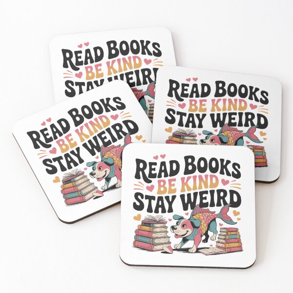 Item preview, Quirky Slogan, Read Books, Be Kind, Stay Weird designed and sold by graphic-genie.