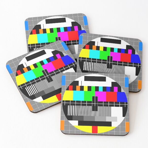 Item preview, Retro TV Test Pattern 1950s television, network, channel 2, off-air, on-air designed and sold by PIXEL POP DESIGNS - Beyond the Norm!.