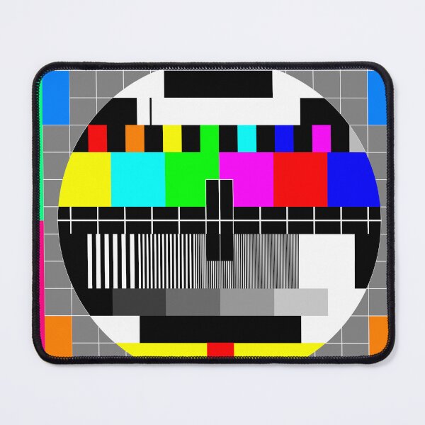 Item preview, Retro TV Test Pattern 1950s television, network, channel 2, off-air, on-air designed and sold by PIXEL POP DESIGNS - Beyond the Norm!.