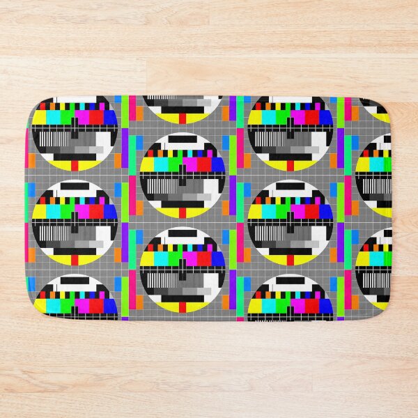 Item preview, Retro TV Test Pattern 1950s television, network, channel 2, off-air, on-air designed and sold by PIXEL POP DESIGNS - Beyond the Norm!.