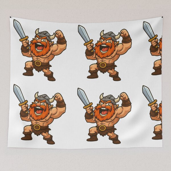Item preview, Barbarian Victory Pose designed and sold by IllustrifyArts.
