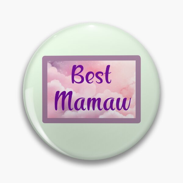 Item preview, Rectangle Pink Clouds “Best Mamaw”  designed and sold by CEvansArt.