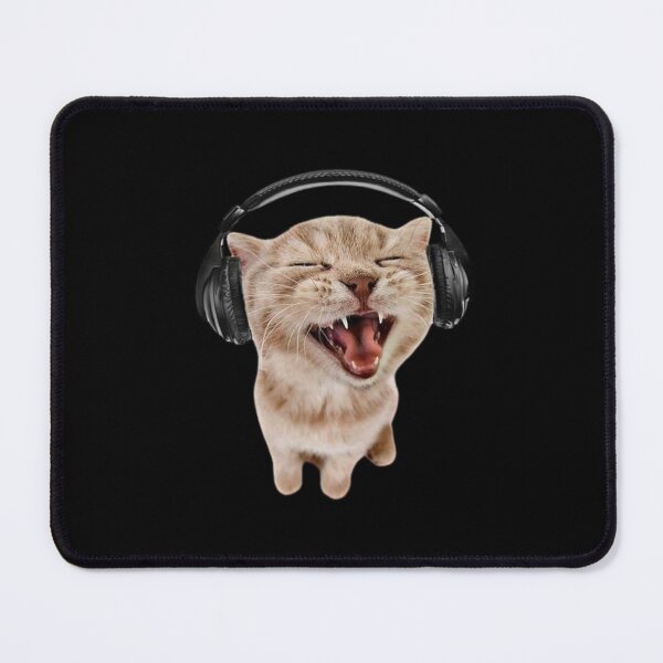 Item preview, Super Cool Headphones Cat designed and sold by mlyllg.